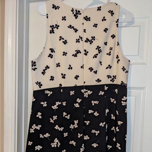 Ann Taylor Black and White Floral Dress - Picture 3 of 8